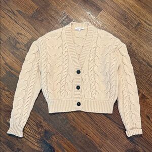 Women’s Cable Button Down Cardi- FRAME 

Oatmeal-Small